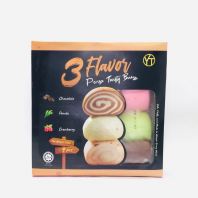 YT Twisty Bun ������ͷ (Chocolate/Pandan/Cranberry) 9pcs/boxa