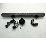 K-Tuned Black Fuel Rail + Fuel Pressure Meter for Honda FD2 DC5 CL7 EP3 FN2 Type R K20 / K24 Ktuned