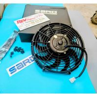 SARD  turbo speed radiator fan 12'' red, blue & black color 245w (Push & Pull) Radiator Fan Condenser Air Cond