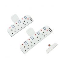 T Adaptor With 2 USB + 1 Type C