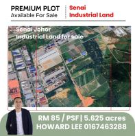Senai Converted Industrial Land for sale | 5.625ac property location