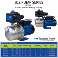 PAM JET SELF-PRIMING KELULI TAHAN KARAT BJZ   SIRI BJZ  BJZ037K, BJZ075K, BJZ100K, BJZ150K