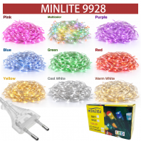 MINLITE 9928 100 LED  Decorative Lights BLUE | WHITE | YELLOW 13*6.5*8