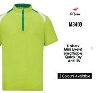 Microfibre Zip Polo - M3400