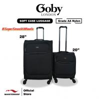 GOBY Soft Case Luggage / Suitcase (Grade AA Nylon) Super Smooth Four Wheel 360 Degree Luggage MD270