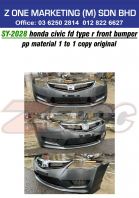 SY-2028 honda civic fd type r front bumper