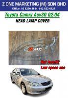 TOYOTA CAMRY ACV30 02-04 HEAD LAMP COVER LOW SPEC USE ONLY TOYOTA CAMRY ACV30 02-04 HEAD LAMP COVER LOW SPEC USE ONLY