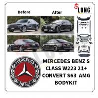 Kit badan Mercedes-Benz S-Class W223 21+ yang diubah suai S63 AMG