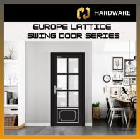 EUROPE LATTICE SWING DOOR SERIES - EUROPE LATTICE 20913F [ATD] (PANEL CLEAR / FROSTED / GLASS)