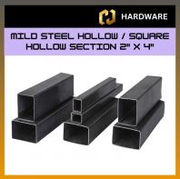MILD STEEL HOLLOW/SQUARE HOLLOW SECTION/BESI HOLLOW 2" X 4" X 6MTR (50MM X 100MM )(1.6MM/1.9MM/2.3MM /3.0MM/4.0MM/4.5MM/5.0MM/6.0MM+/-)