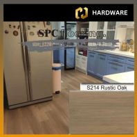 NII FLOOR 4MM CLICK SPC FLOORING 100% VIRGIN MATERIAL - CODE: S214 (RUSTIC OAK)