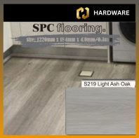 NII FLOOR 4MM CLICK SPC FLOORING 100% VIRGIN MATERIAL - CODE: S219 (LIGHT ASH OAK)