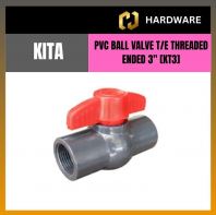 KITA PVC BALL VALVE T/E THREADED ENDED 3" [KT3]