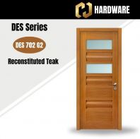 DES Series are doors that conveys a fresh and simple look for designing modern interiors DES 702 G2 Reconstituted Teak