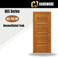 DES Series are doors that conveys a fresh and simple look for designing modern interiors DES 702 MI Reconstituted Teak