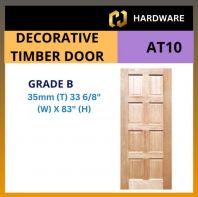 DECORATIVE TIMBER DOOR [AT10] - GRADE B