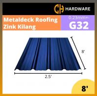 METALDECK ROOFING G32 [8'] / ZINK KILANG G32 [8']