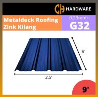 METALDECK ROOFING G32 [9'] / ZINK KILANG G32 [9']
