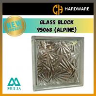 GLASS BLOCK 95068 (ALPINE) - 190mm x 190mm x 95mm
