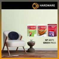 NIPPON PAINT EASYWASH / SATIN GLO / WEATHERBOND INTERIOR & EXTERIOR WALL PAINT [ NP 6073 GREEN PASS ]