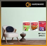 NIPPON PAINT EASYWASH / SATIN GLO / WEATHERBOND INTERIOR & EXTERIOR WALL PAINT [ NP 7668 SPRUCE ]