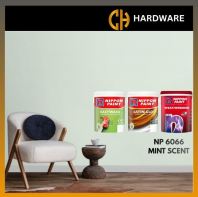 NIPPON PAINT EASYWASH / SATIN GLO / WEATHERBOND INTERIOR & EXTERIOR WALL PAINT [ NP 6066 MINT SCENT ]