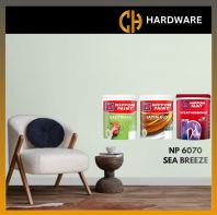 NIPPON PAINT EASYWASH / SATIN GLO / WEATHERBOND INTERIOR & EXTERIOR WALL PAINT [ NP 6070 SEA BREEZE ]