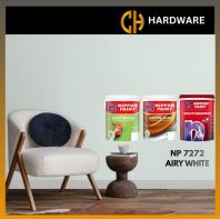 NIPPON PAINT EASYWASH / SATIN GLO / WEATHERBOND INTERIOR & EXTERIOR WALL PAINT [ NP 7272 AIRY WHITE ]