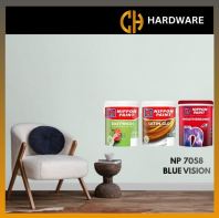 NIPPON PAINT EASYWASH / SATIN GLO / WEATHERBOND INTERIOR & EXTERIOR WALL PAINT [ NP 7058 BLUE VISION ]
