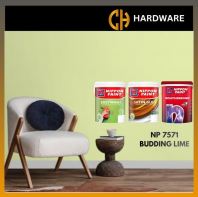 NIPPON PAINT EASYWASH / SATIN GLO / WEATHERBOND INTERIOR & EXTERIOR WALL PAINT [ NP 7571 BUDDING LIME ]