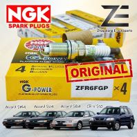 NGK ZFR6FGP G-Power Platinum Spark Plug Set (4pcs) for Honda Accord SM4 / SV4 / S84 & CR-V S10 (1990 2002)