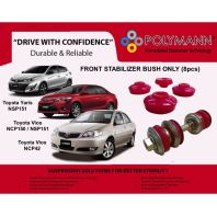 Polymann Toyota Vios NCP42 (2003 2007) & Vios NCP150 / Yaris NSP151 (XP150, 2013 2022) Front Stabilizer Link Performance Polyurethane (PU) Bush