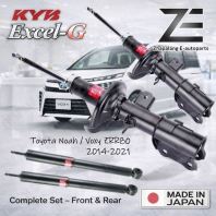 KYB Excel-G Complete Gas Shock Absorber Set for Toyota Voxy / Noah ZRR80 (2014 2021)  Front & Rear Made in Japan  OEM Replacement Suspension