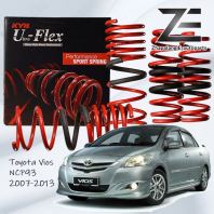 KYB Ultra-Flex Sport Spring Toyota Vios NCP93 2007 - 2013 (Full Set 4pcs) U-Flex Kayaba Performance Lowering