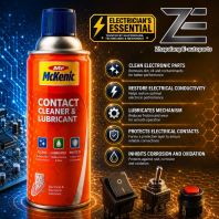 Mr McKenic Contact Cleaner & Lubricant 450G | Electrical Spray for Motors & Connectors