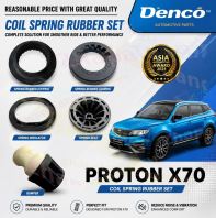 DENCO Premium Absorber Coil Spring Rubber / Rear Spring Bumper without Cap for Proton X70 (Front Rear / Upper Lower) Noise Fix