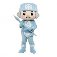 Frost Knight Mascot Costume