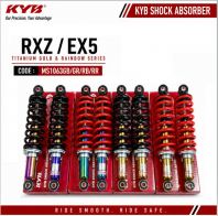 KAYABA EX5 RXZ SPECIAL EDITION TITANIUM / RAINBOW REAR ABSORBER MILLI CATALYZER MS1063GB/GR/RB/RR