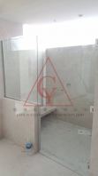 Stainless Steel Fixed Shower Screen (Chrome Finish)
