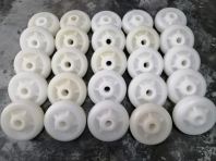 5" x 2" GLOBE HEAVY DUTY NYLON WHEEL ONLY (WITH STAINLESS STEEL BUSH)