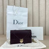 Diorama Wallet on Chain- Preloved Luxury Bag