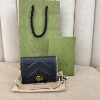 Gucci GG Marmont Card Case- Preloved Luxury Wallet