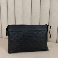 Louis Vuitton Monogram Shadow Pochette Voyage Souple M82545- Preloved Luxury Bag