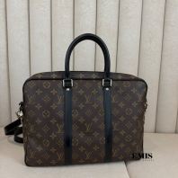 Louis Vuitton Monogram Macassar Porte-Documents M52005- Preloved Luxury Bag
