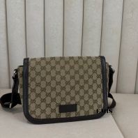 Gucci Canvas Messenger Bag- Preloved Luxury Bag
