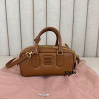 Miumiu Arcadie Cognac Medium Bag- Preloved Luxury Bag