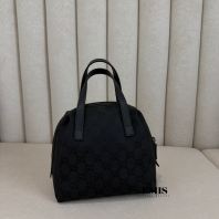 Gucci Canvas Handbag- Preloved Luxury Bag