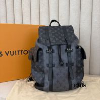 Louis Vuitton Monogram Eclipse Christopher MM M45419- Preloved Luxury Bag