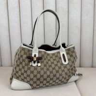 Gucci Canvas Handbag- Preloved Luxury Bag