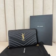 Ysl Classic Cassandre Wallet On Chian- Preloved Luxury Bag